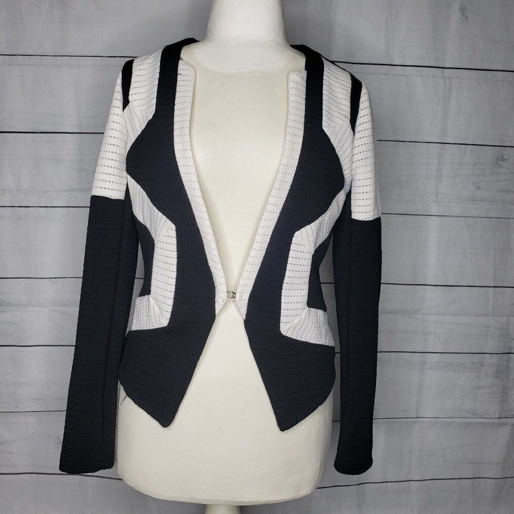Poetry black white jacket medium - Picture 3 of 6